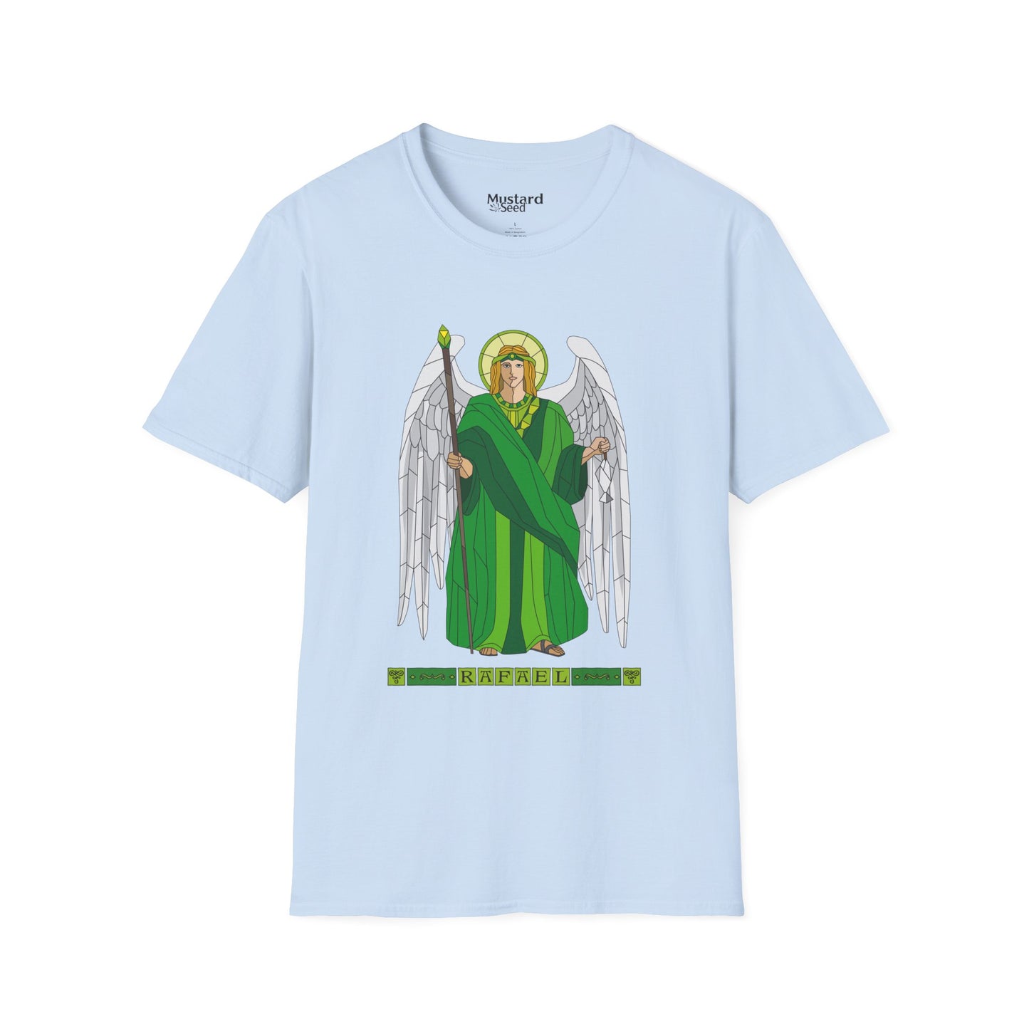 Raphael Archangel Unisex T-Shirt - Inspirational Design for Spirituality Lovers