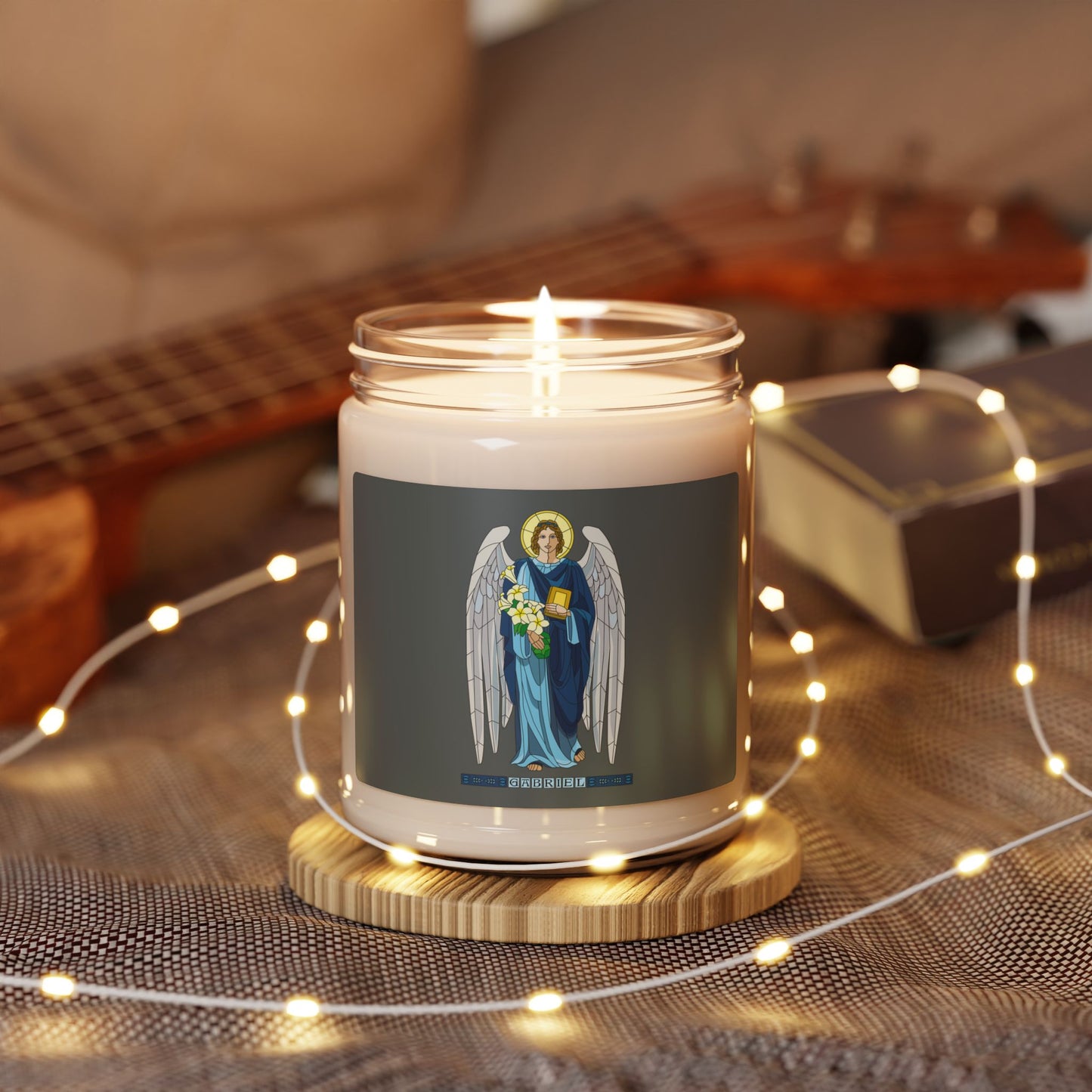 Archangel Gabriel Candles-Inspired Scented Soy Candle | Relaxing Home Decor, Aromatherapy Gift, Spiritual Wellness, Birthday, Self-Care, Meditation