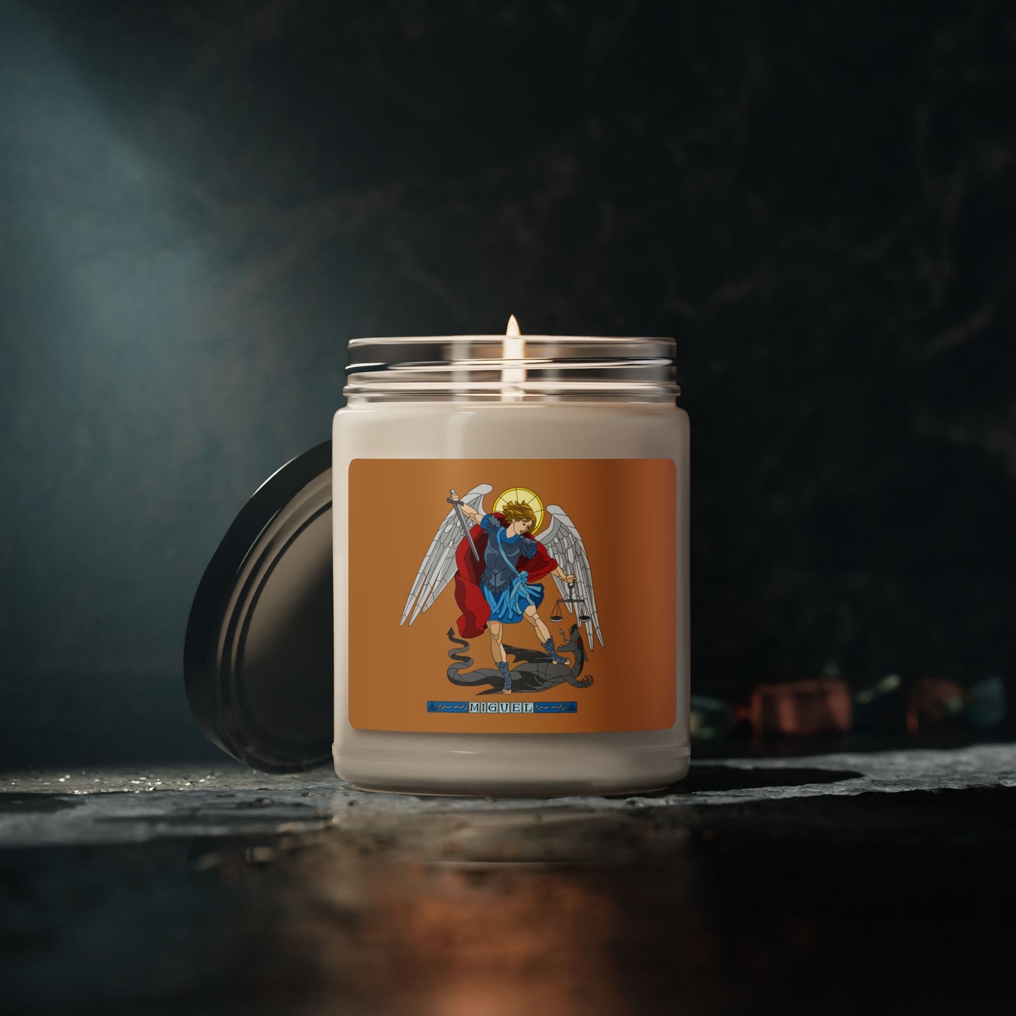 Archangel Miguel Candles-Inspired Scented Soy Candle | Relaxing Home Decor, Aromatherapy Gift, Spiritual Wellness, Birthday, Self-Care, Meditation