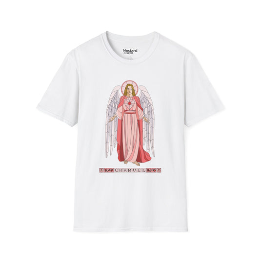 Chamuel Archangel Unisex Softstyle T-Shirt - Inspirational Design for Spirituality Lovers
