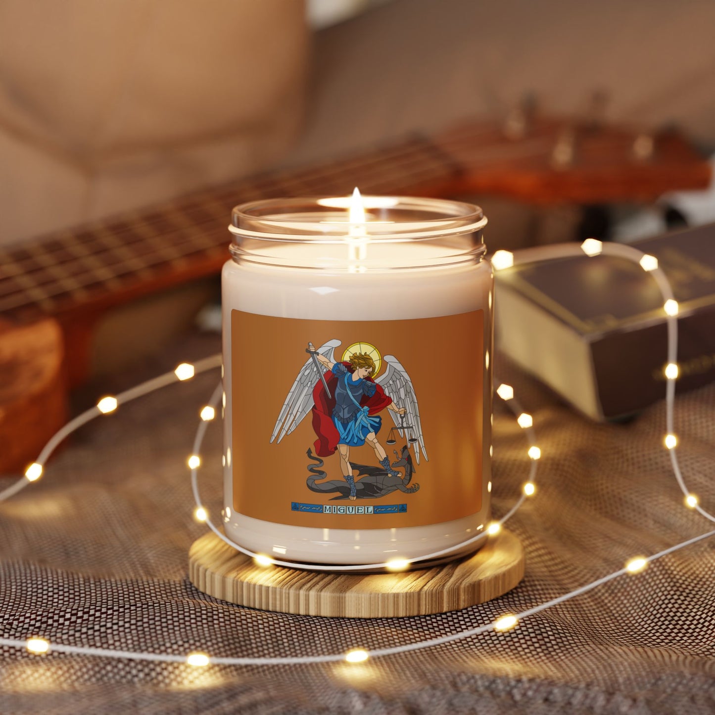 Archangel Miguel Candles-Inspired Scented Soy Candle | Relaxing Home Decor, Aromatherapy Gift, Spiritual Wellness, Birthday, Self-Care, Meditation