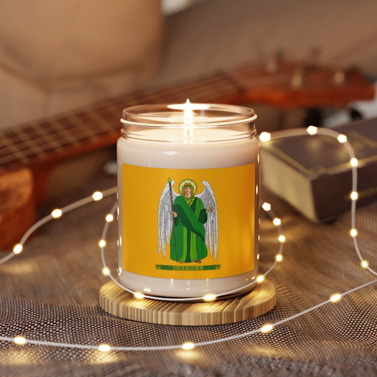 Archangel Rafael Candles-Inspired Scented Soy Candle | Relaxing Home Decor, Aromatherapy Gift, Spiritual Wellness, Birthday, Self-Care, Meditation