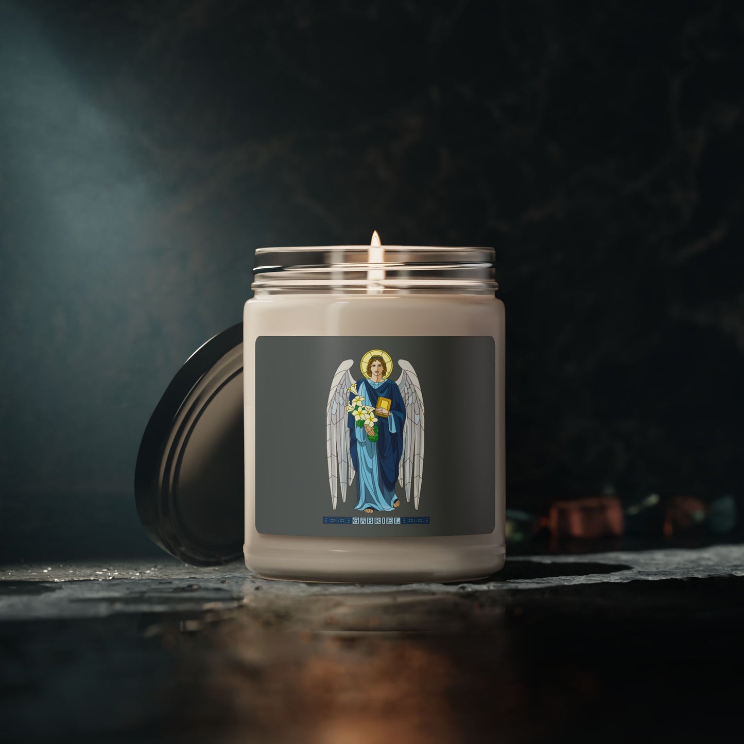 Archangel Gabriel Candles-Inspired Scented Soy Candle | Relaxing Home Decor, Aromatherapy Gift, Spiritual Wellness, Birthday, Self-Care, Meditation