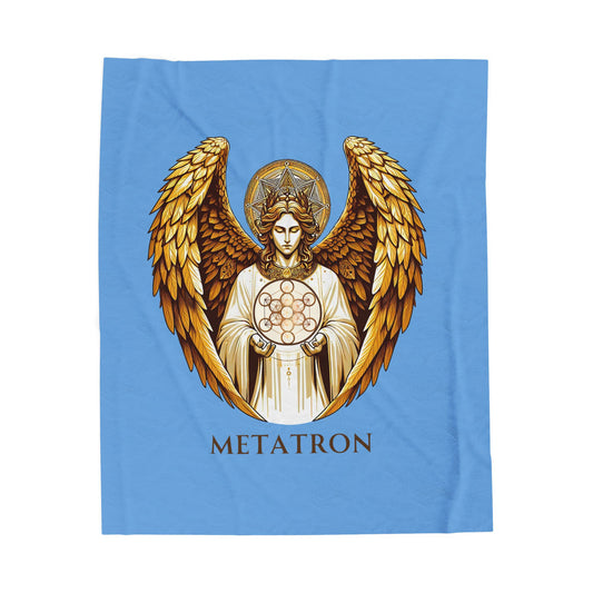 Archangel Metatron Blanket blue - Embrace Comfort & Spirituality