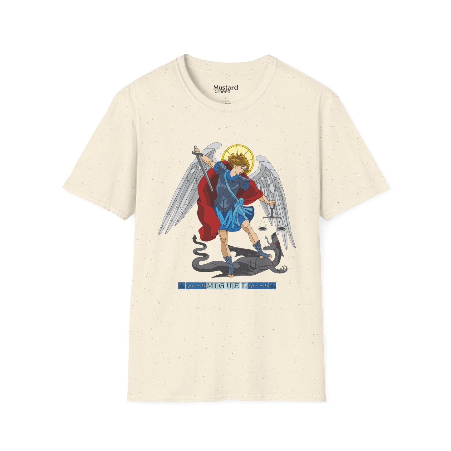 Miguel Archangel Unisex T-Shirt - Inspirational Design for Spirituality Lovers