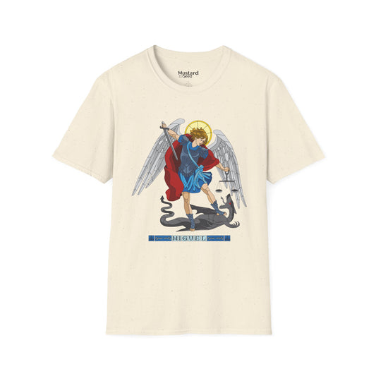 Miguel Archangel Unisex T-Shirt - Inspirational Design for Spirituality Lovers