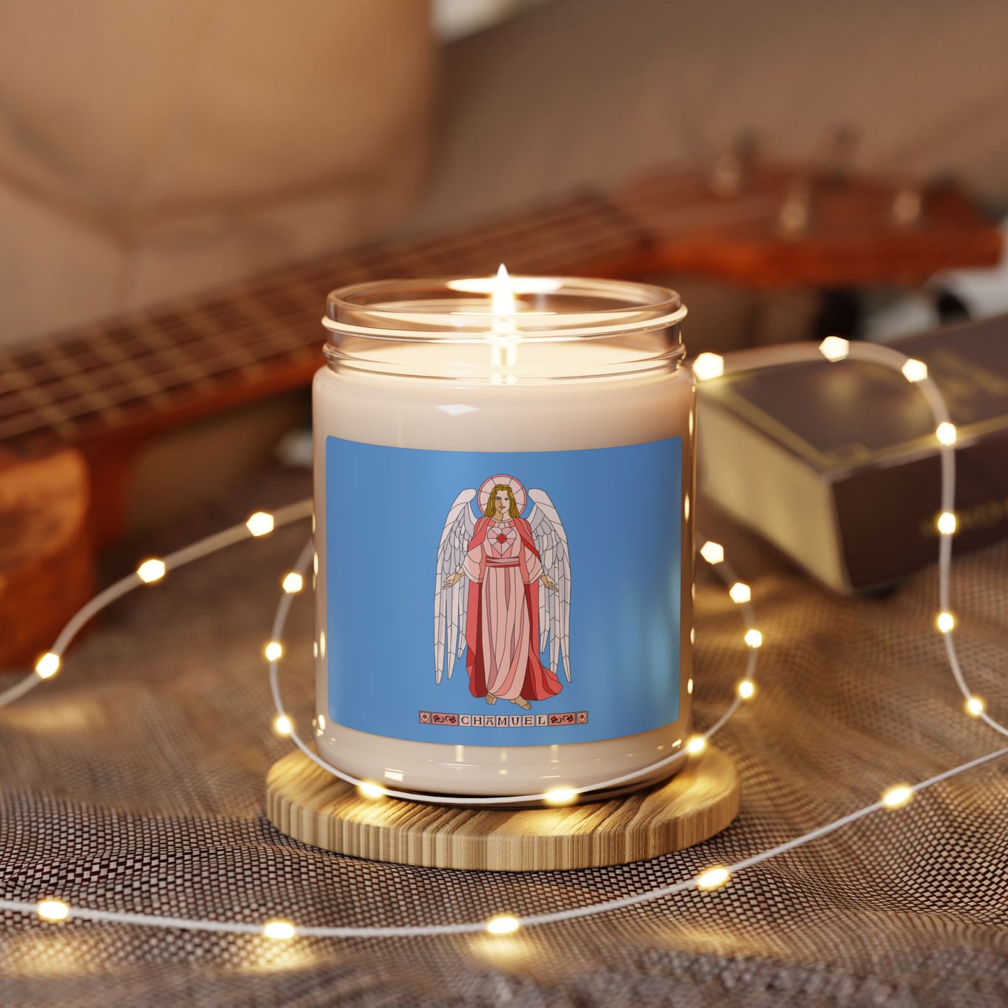 Archangel Chamuel Candles-Inspired Scented Soy Candle | Relaxing Home Decor, Aromatherapy Gift, Spiritual Wellness, Birthday, Self-Care, Meditation