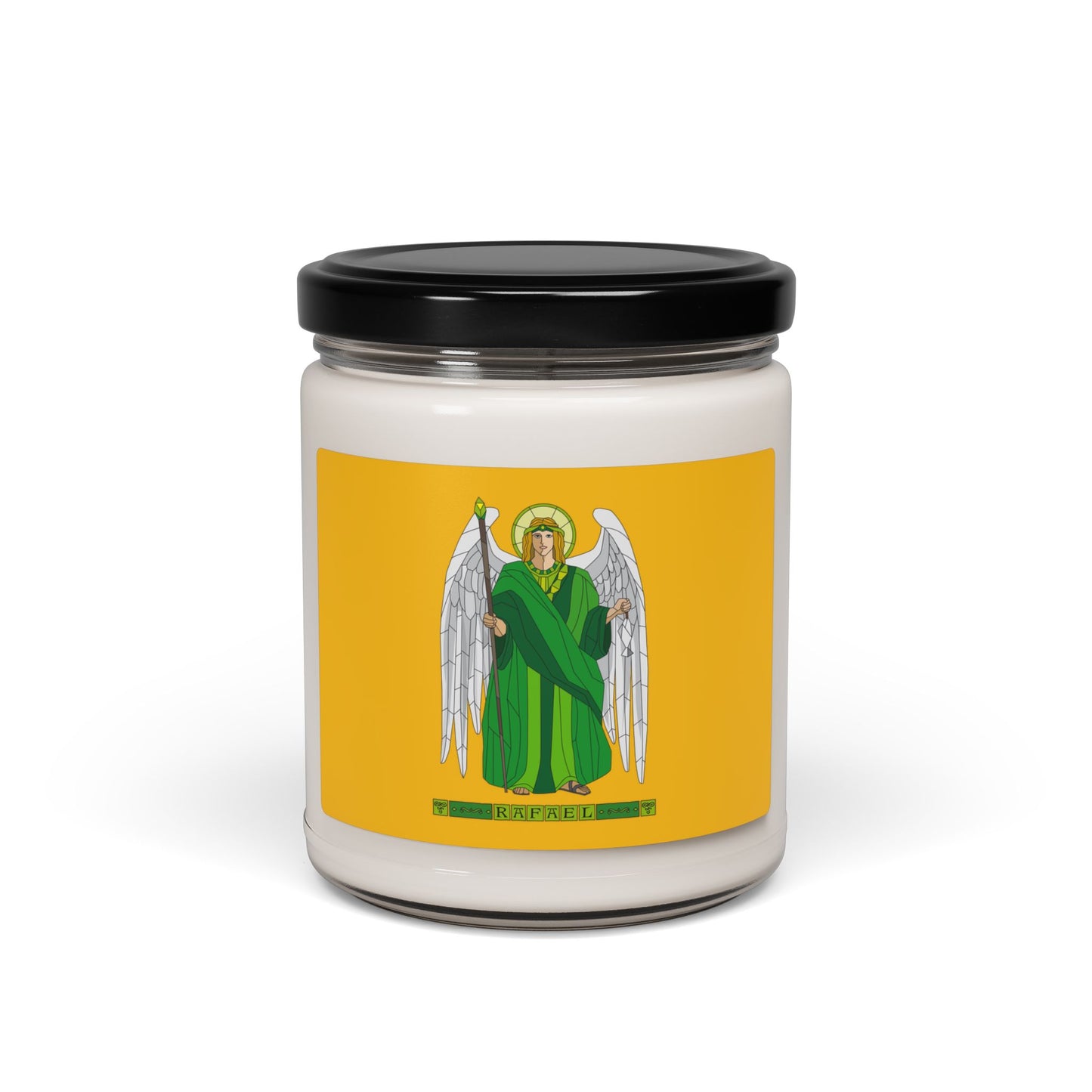 Archangel Rafael Candles-Inspired Scented Soy Candle | Relaxing Home Decor, Aromatherapy Gift, Spiritual Wellness, Birthday, Self-Care, Meditation