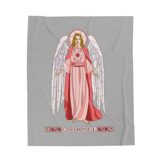 Chamuel  Archangel Blanket - Embrace Comfort & Spirituality