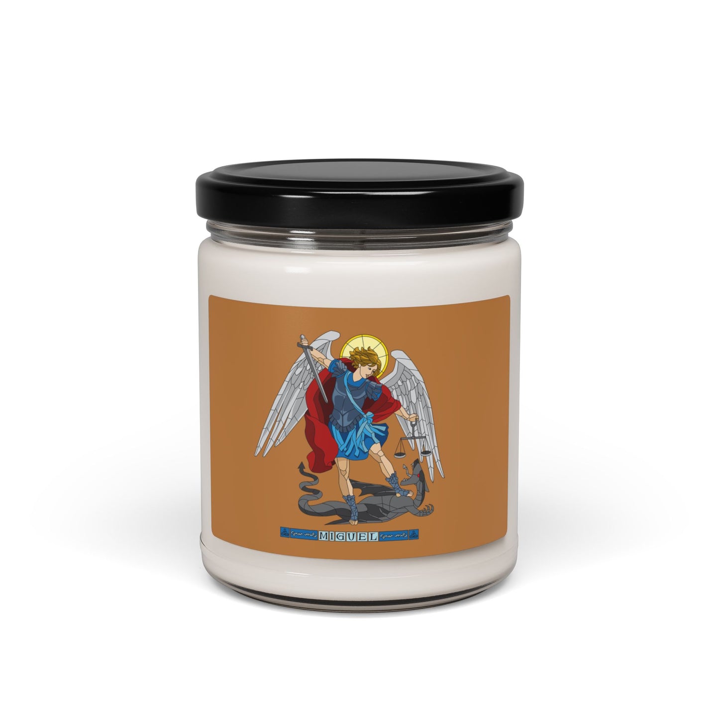 Archangel Miguel Candles-Inspired Scented Soy Candle | Relaxing Home Decor, Aromatherapy Gift, Spiritual Wellness, Birthday, Self-Care, Meditation