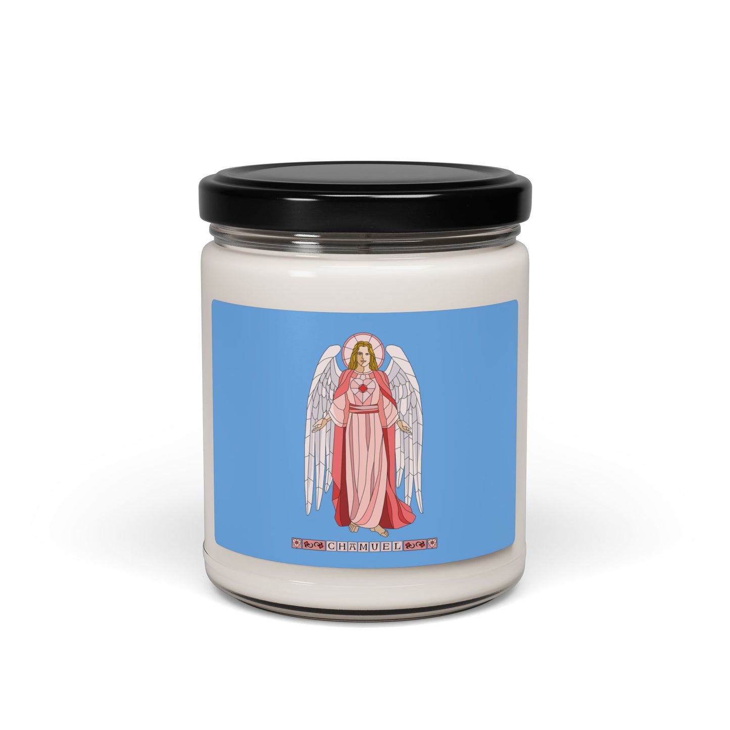 Archangel Chamuel Candles-Inspired Scented Soy Candle | Relaxing Home Decor, Aromatherapy Gift, Spiritual Wellness, Birthday, Self-Care, Meditation