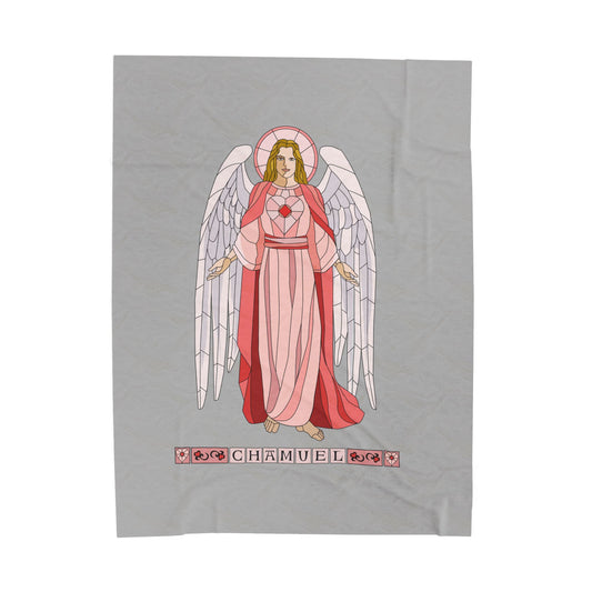 Chamuel  Archangel Blanket - Embrace Comfort & Spirituality