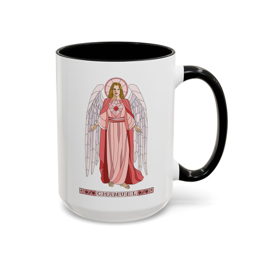 Chamuel Archangel Accent Coffee Mug – 11oz & 15oz | Perfect Gift for Spiritual Seekers