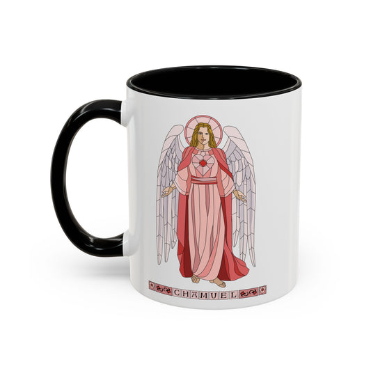 Chamuel Archangel Accent Coffee Mug – 11oz & 15oz | Perfect Gift for Spiritual Seekers