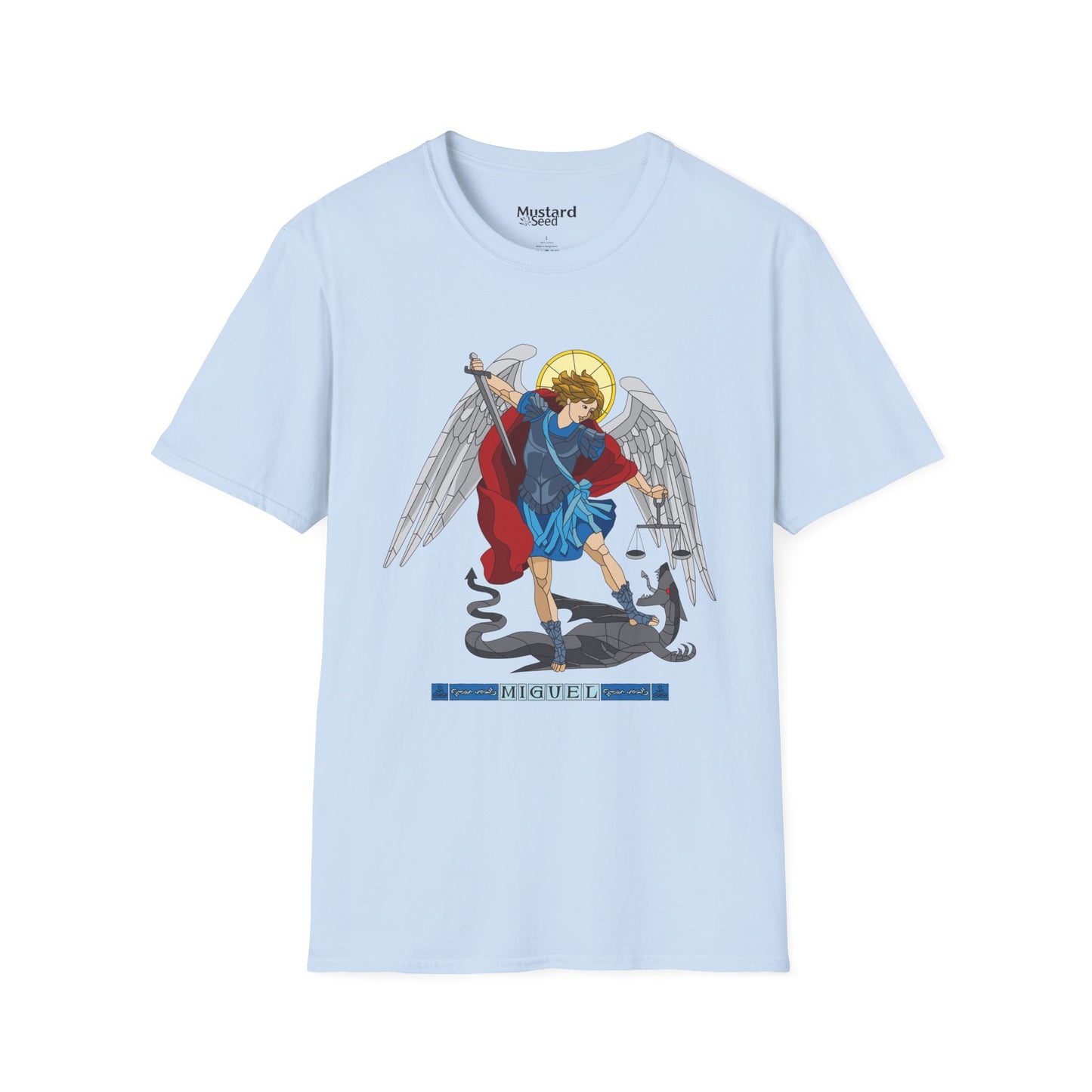 Miguel Archangel Unisex T-Shirt - Inspirational Design for Spirituality Lovers