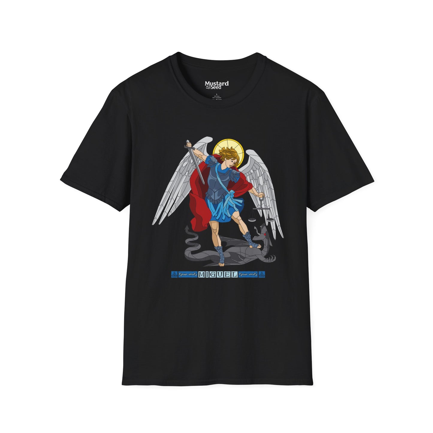 Miguel Archangel Unisex T-Shirt - Inspirational Design for Spirituality Lovers